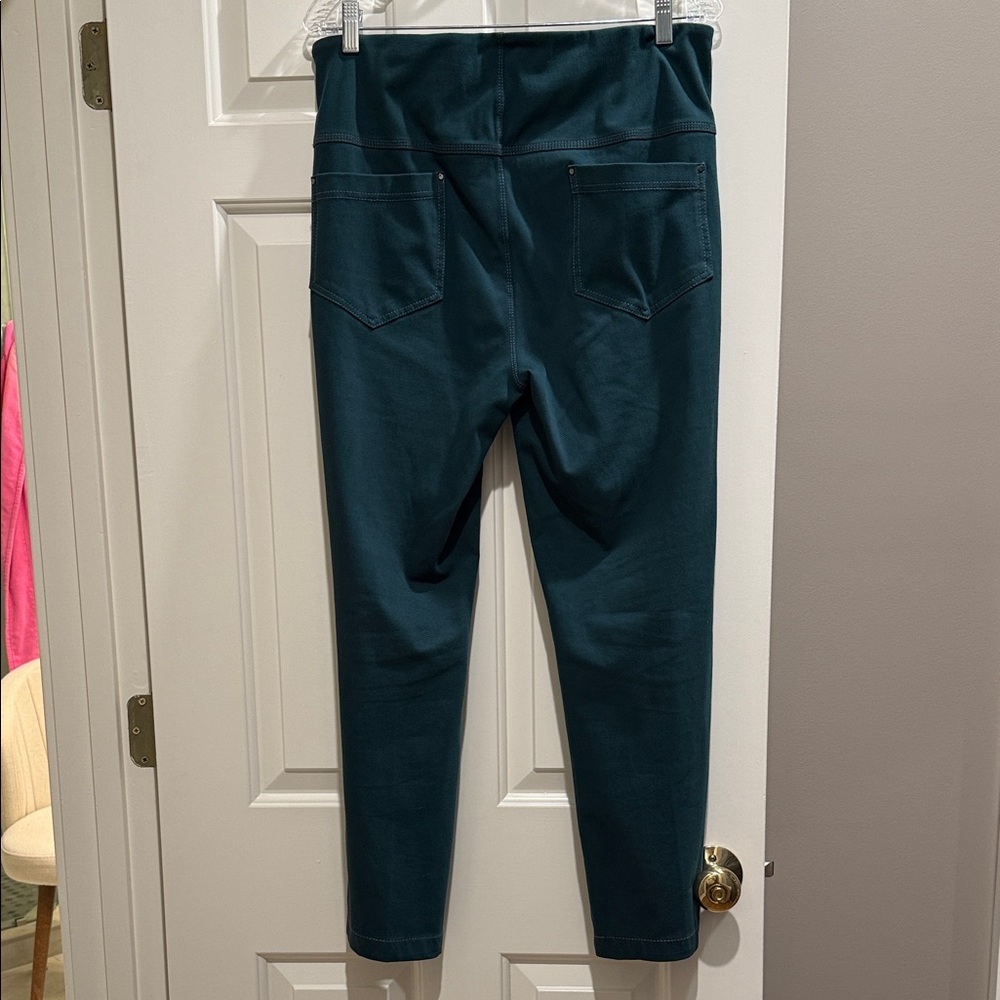 Lysse Dark Green Straight-Leg Pants - XL - Picture 2 of 5